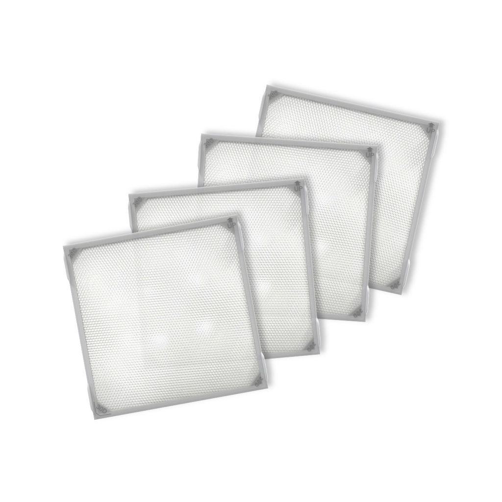 Fiilex - Lentilles Fresnels 30 Degrés pour K10 COLOR (Pack de 4)