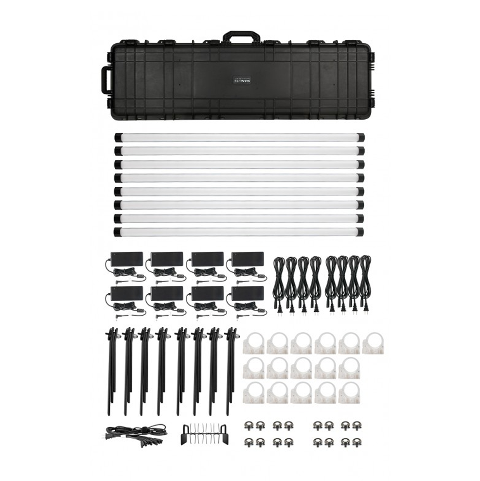 [Pavotube-II-30XR-8Kit] Nanlite - Pavotube II 30XR 8Kit RGBWW Tubelight CRMX