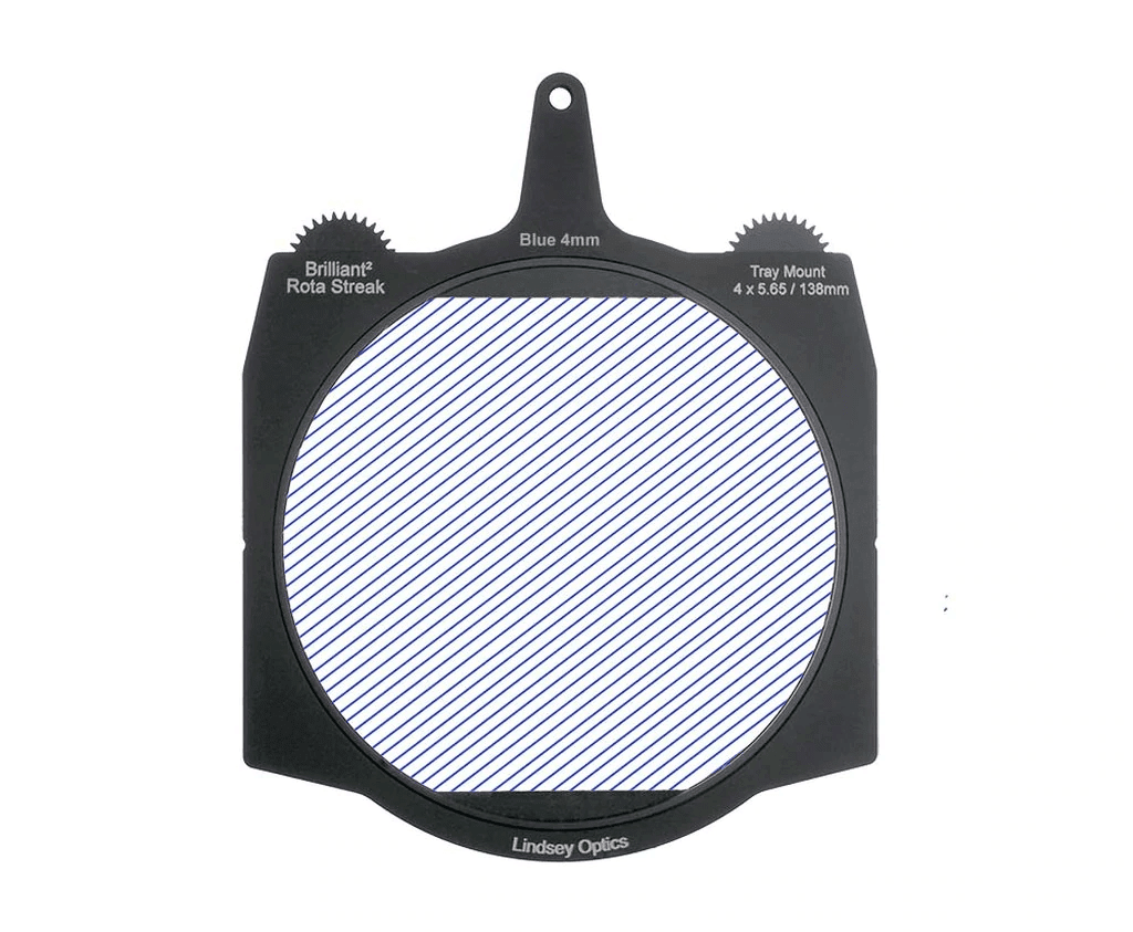 [L-6666-RSTREAK-GREEN-2MM] Lindsey Optics - Brilliant² 6.6x6.6" Rota-Streak™ GREEN 2mm