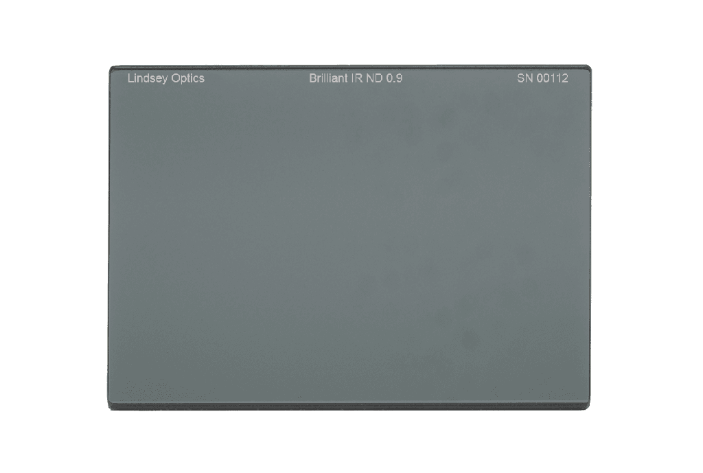 [L-4565-ND09-IR-AR] Lindsey Optics - 4" x 5.650" Brilliant IR ND 0.9 Filter with Anti-Reflection Coating