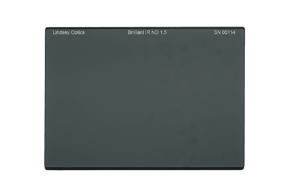 [L-4565-ND15-IR-AR] Lindsey Optics - 4" x 5.650" Filtre Brilliant FS IR ND 1.5 avec traitement antireflet