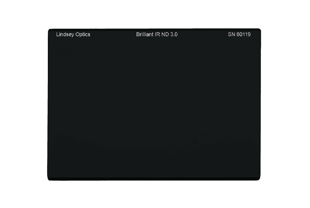 [L-4565-ND30-IR-AR] Lindsey Optics - 4" x 5.650" Brilliant IR ND 3.0 Filter with Anti-Reflection Coating