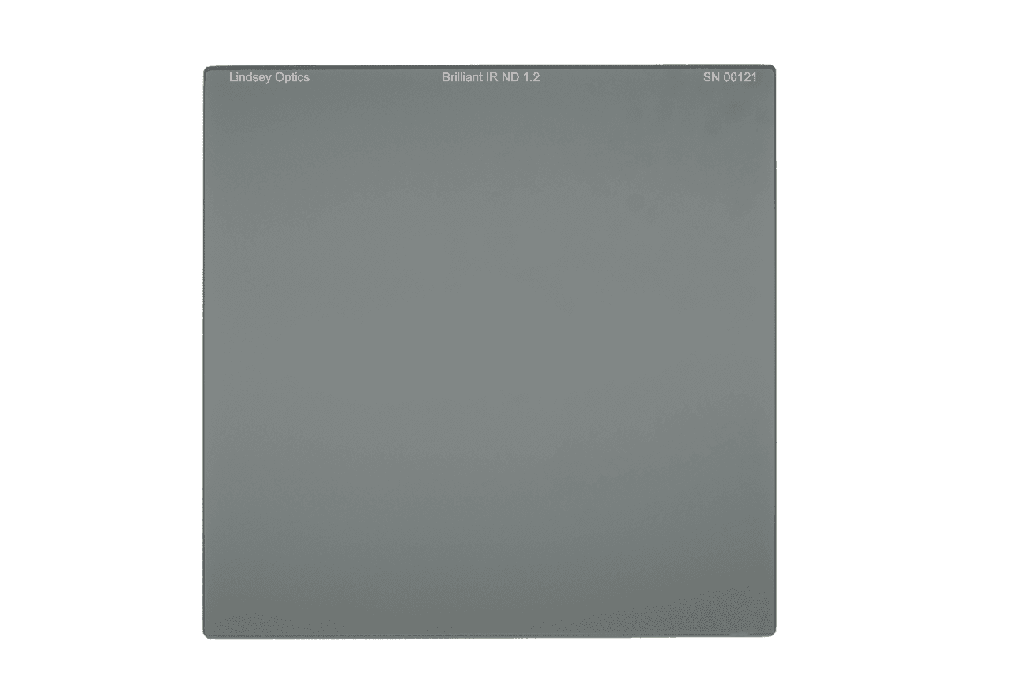 [L-6666-ND12-IR-AR] Lindsey Optics - 6.6" x 6.6" Brilliant IR ND 1.2 Filter with Anti-Reflection Coating