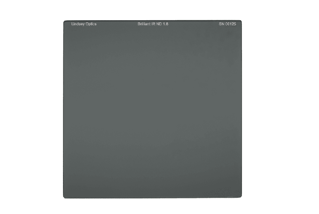 [L-6666-ND18-IR-AR] Lindsey Optics - 6.6" x 6.6" Filtre Brilliant FS IR ND 1.8 avec traitement antireflet