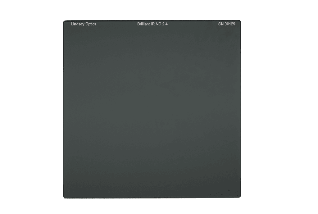 [L-6666-ND24-IR-AR] Lindsey Optics - 6.6" x 6.6" Filtre Brilliant FS IR ND 2.4 avec traitement antireflet