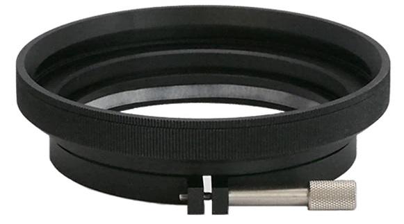 [L-95-TH-CLAMP-45] Lindsey Optics - Thumb Screw Clamp Adapter 95mm Barrel to 4.5" Filter