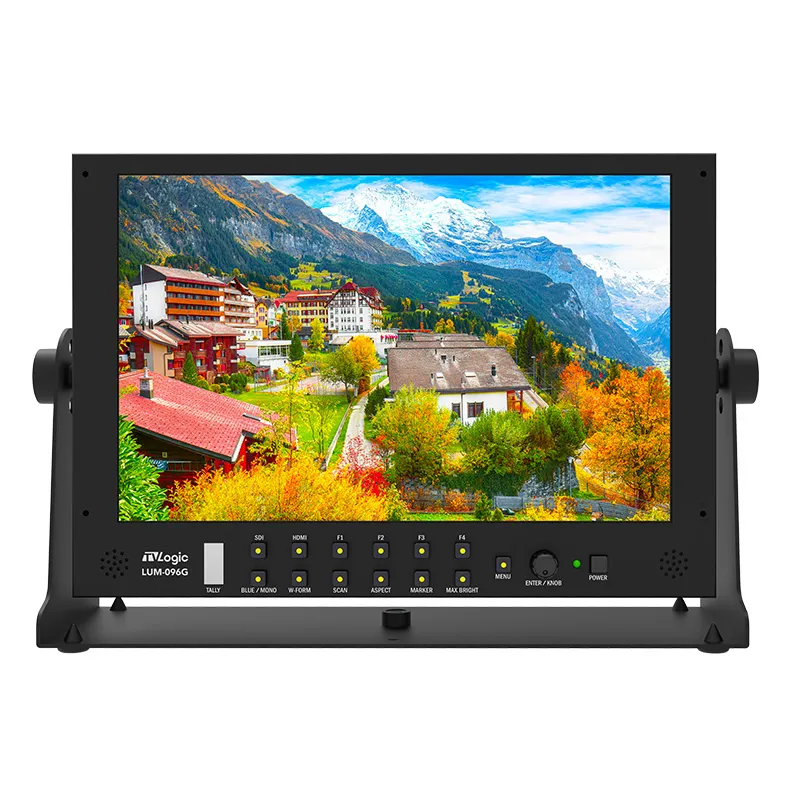 [LUM-096G] TVLogic - 10" 4K Input-Ready LCD Monitor with 1920x1200 LCD Panel