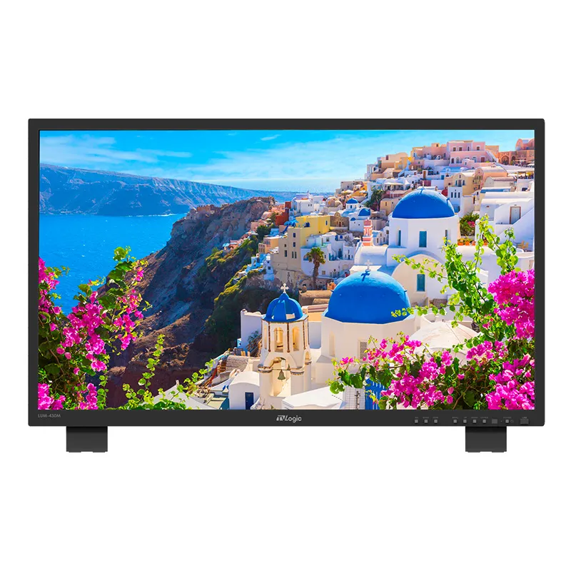 TVLogic - 43" True UHD 4K LCD Monitor with 3840 x 2160 10bit panel.