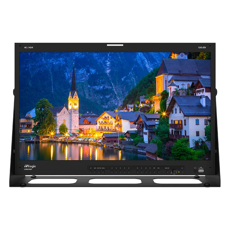 [LXM-240P] TVLogic - 24" 4K/UHD 12G-Quad Multi View Monitor with 3840x2160 LCD Panel