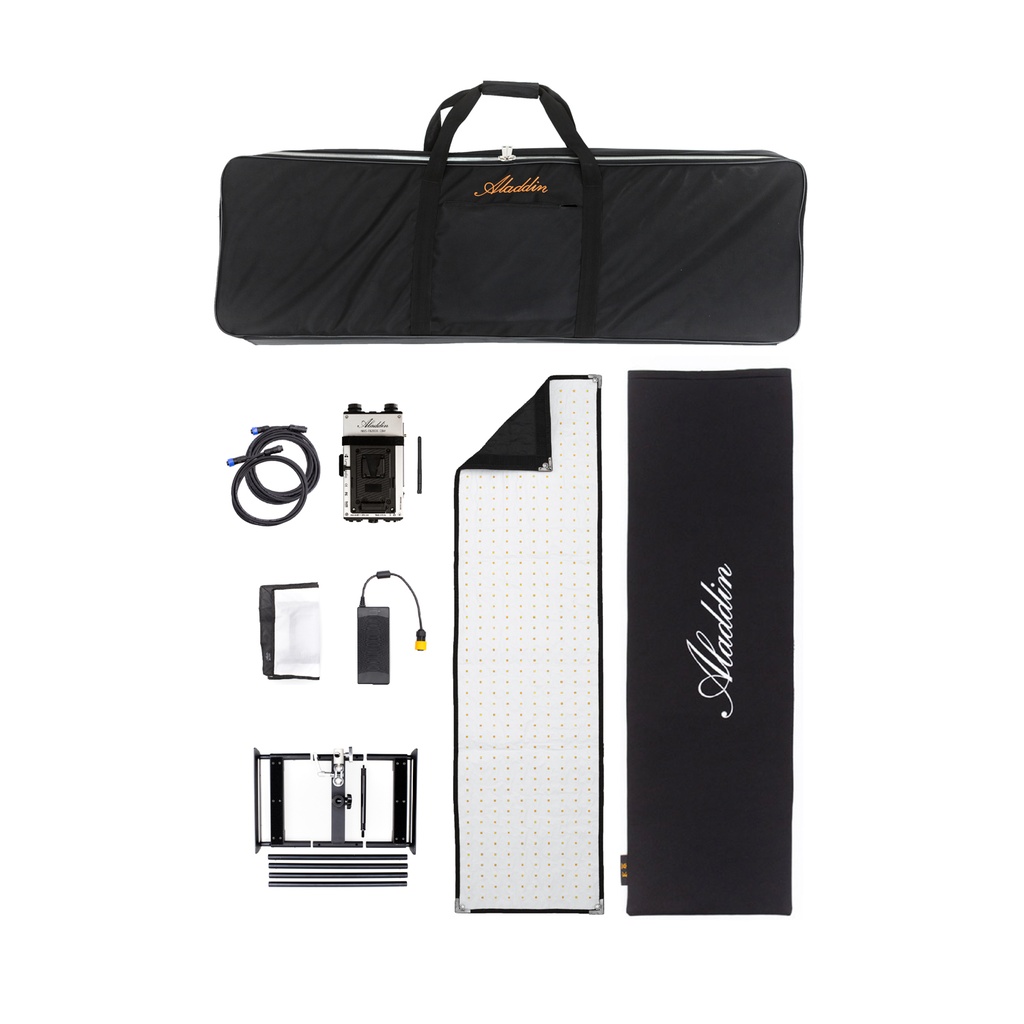 Aladdin - BI-FABRIC 4 Kit (200W Bi-Color) w/ V-Mount and Kit Case
