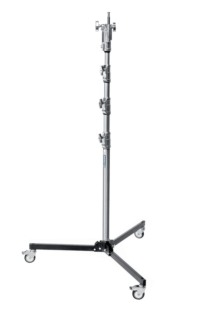 [A5034] Avenger - Junior ladder 3.4 m on a foldable steel base with wheels