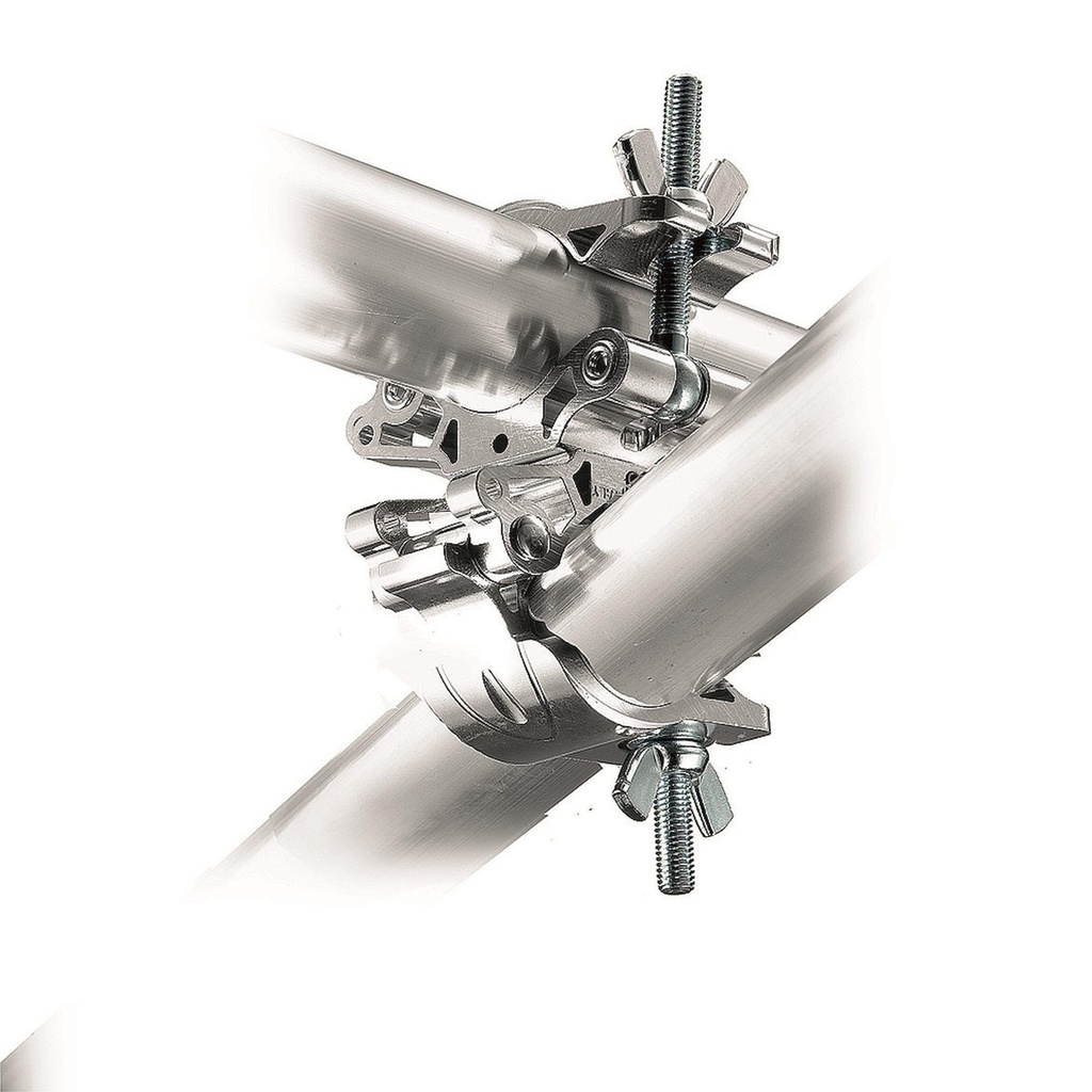 Avenger - Double coupleur LP rotatif à 360° pr tubes Ø48-52 mm