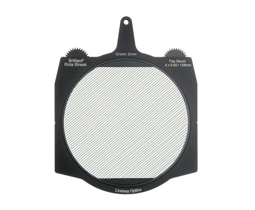 [L-4565-RSTREAK-GREEN-3MM] Lindsey Optics - Brilliant² 4x5.65" Rota-Streak™ GREEN 3mm