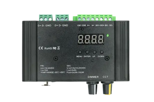 [CR-DMX02-08A] Cinerider - Led Driver Dmx 2X8A + Potars