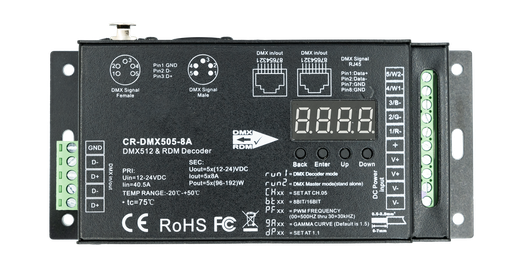 [CR-DMX605-8A] Cinerider - Led Driver 5X8A