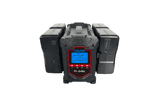 [PL-Q4BL] Fxlion - 4-ch chargeur rapide et intelligent V-Mount , 16.8V/4A*4 avec OLED